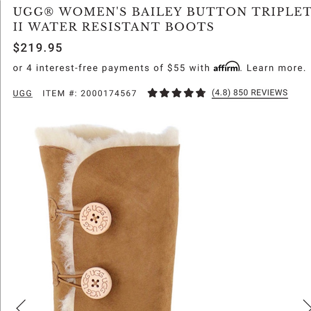 Ugg suede boots